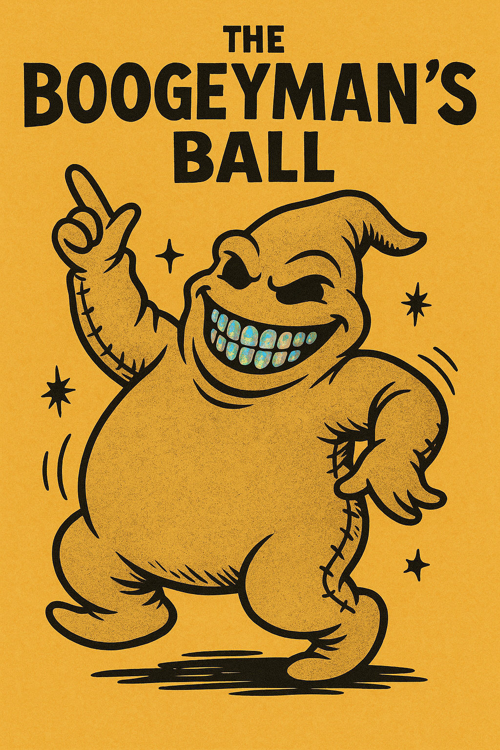 The Boogeyman's Ball 2025 Festival Poster featuring headliners BADFISH, Roots of Creation, Truth & Lies, Zeke Beats at Paradise Lakes Campground